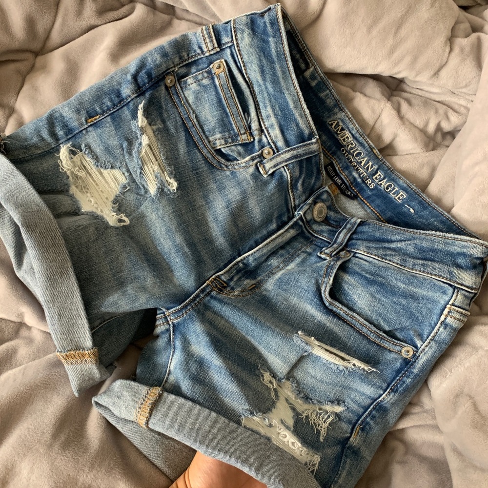 American Eagle Shorts with Lacey pockets